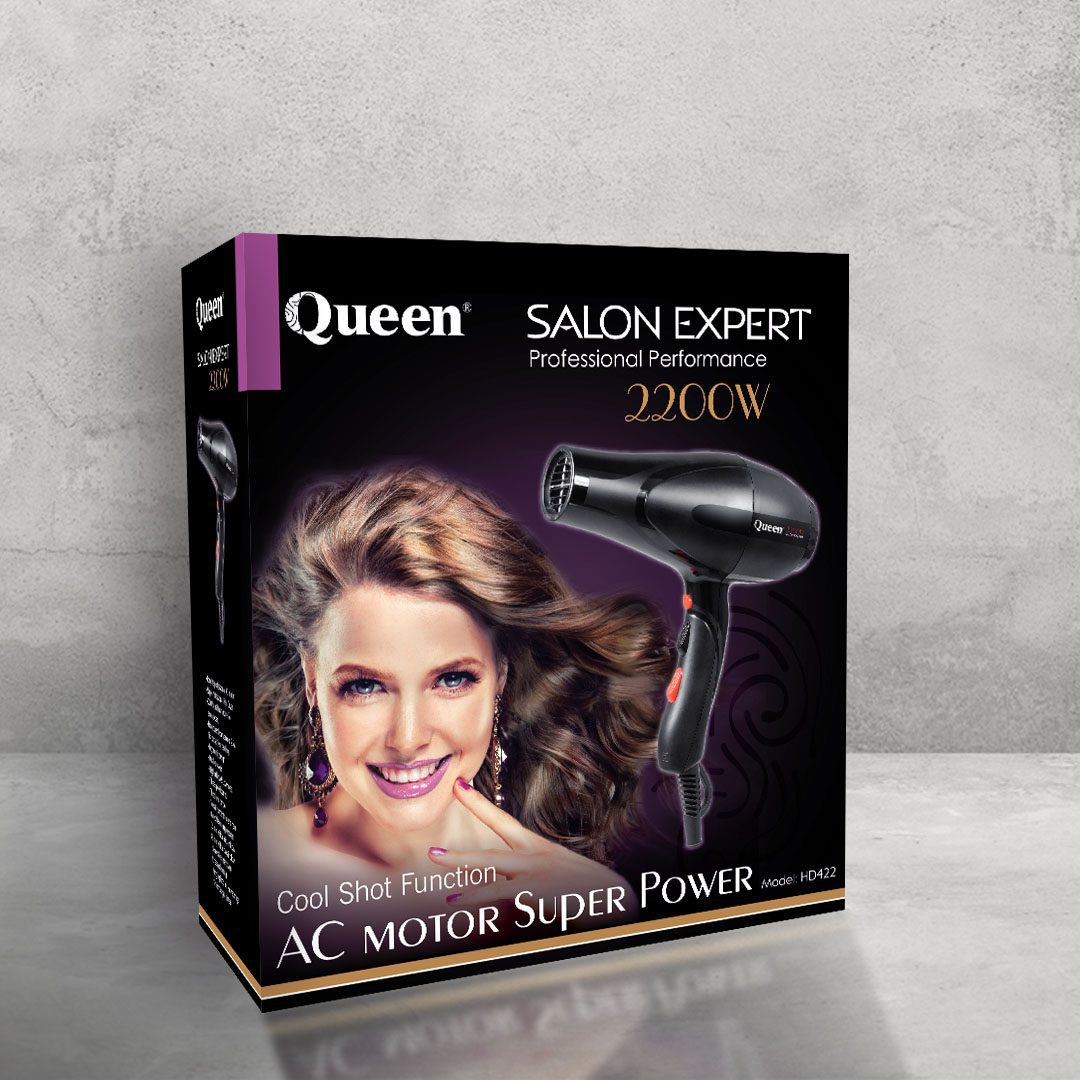  سشوار 2200 وات کوئین مدل HD422 